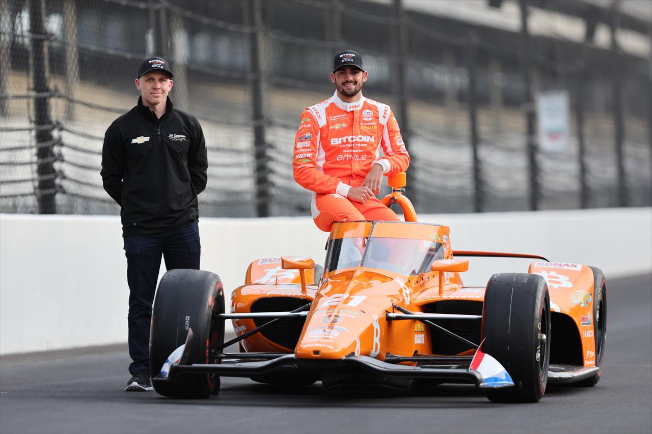Ed Carpenter and Rinus VeeKay - Indianapolis 500 Front Row - By: Chris Owens -- Photo by: Chris Owens